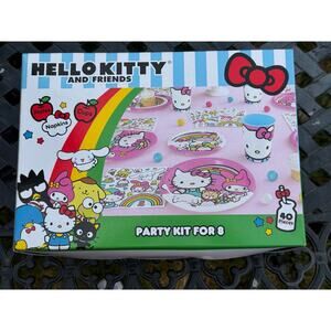 Hello Kitty and Friends Party Kit For 8 Guests 16 Plates 16 Napkins 8 Cups NIB